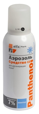 Пантенол Elfa Pharm Panthenol с охлаждающим эффектом, 150 мл