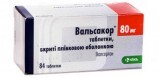 Вальсакор табл. п/плен. оболочкой 80 мг №84