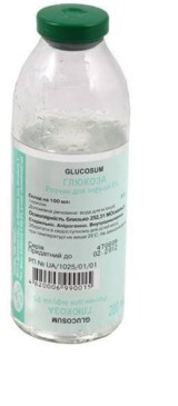 Глюкоза-новофарм р-р д/инф. 50 мг/мл бутылка 200 мл