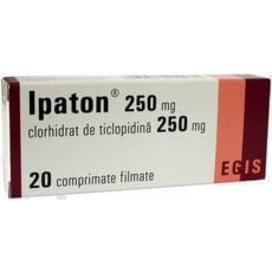 Ипатон табл. п/о 250 мг блистер №20: цены и характеристики