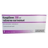 Кандибене табл. вагинал. 200 мг №3