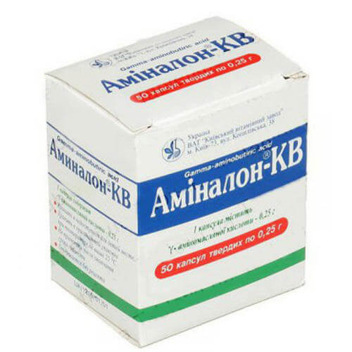 

Аміналон-КВ капс. тверд. 250 мг блістер №50, капс. тверд. 250 мг блістер