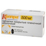 Кеппра табл. п/о 500 мг блистер №60
