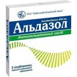 Альдазол табл. п/плен. оболочкой 400 мг блистер, в пачке №3