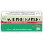 Аспірин Кардіо табл. в/о кишково-розч. 100 мг блістер №28: ціни та характеристики