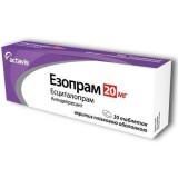 Эзопрам табл. п/плен. оболочкой 20 мг №30