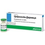 Цефазолін-Дарниця пор. д/р-ну д/ін. 0,5 г фл. №5