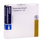 Галоперидол-рихтер р-р д/ин. 5 мг амп. 1 мл №5: цены и характеристики