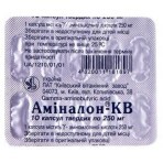 Аминалон табл. п/о 250 мг блистер №10: цены и характеристики