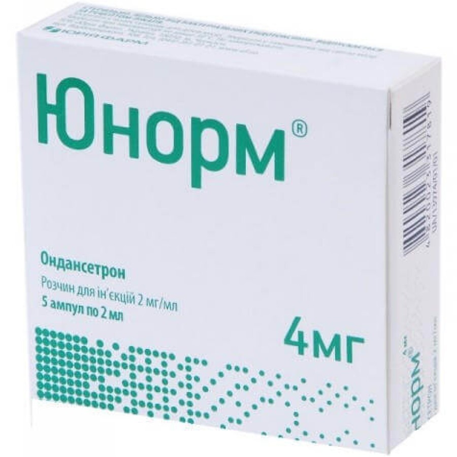 Юнорм р-р д/ин. 2 мг/мл амп. 2 мл, в пачке №5: цены и характеристики