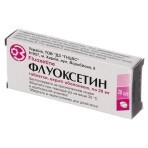Флуоксетин таблетки п/о 20 мг №20, ОЗ ГНЦЛС