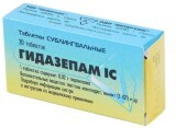 Гидазепам IC табл. сублингвал. 0,02 г блистер №20