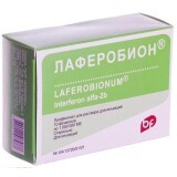 Лаферобион лиофил. д/р-ра д/ин. 1000000 МЕ амп., + вода д/ин. амп. 2 мл №10
