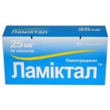 Ламиктал табл. 25 мг блистер №30