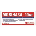 Мовиназа-10 мг табл. п/о кишечно-раств. 10 мг блистер №30: цены и характеристики