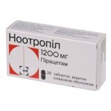 Ноотропил табл. п/плен. оболочкой 1200 мг №20