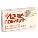Повидин суп. піхв. 0,3 г блістер №5