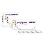 Диаформин табл. п/плен. оболочкой 1000 мг блистер №30: цены и характеристики