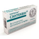 Сантеквин супп. вагинал. 150 мг блистер №3