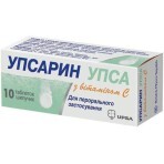 Упсарин Упса с витамином c табл. шип. туба, в коробке №10: цены и характеристики