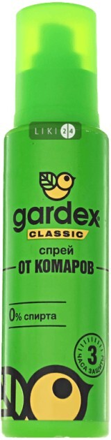 Спрей Gardex Classic от комаров 100 мл