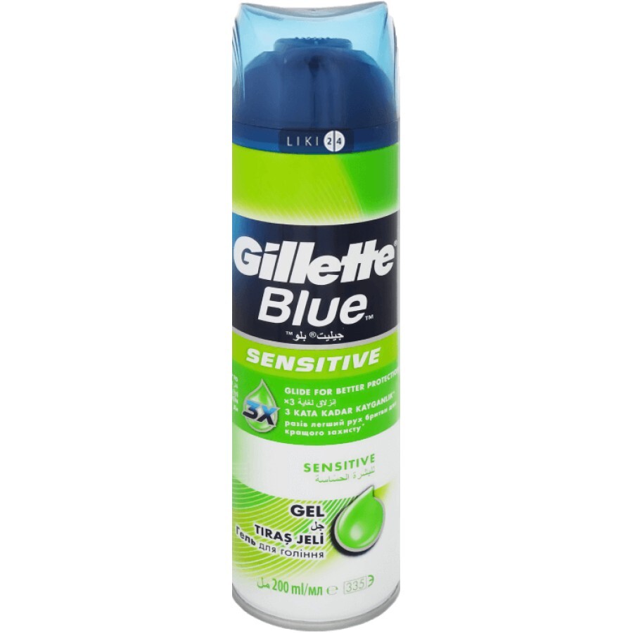 Гель для бритья Gillette Sensitive Skin 200 мл: цены и характеристики