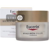 Крем для обличчя Eucerin SPF15 Гіалурон філлер + Еластісіті Денний антивіковий для сухої шкіри, 50 мл