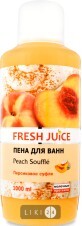 Пена для ванн Fresh Juice Peach souffle персиковое суфле, 1000 л