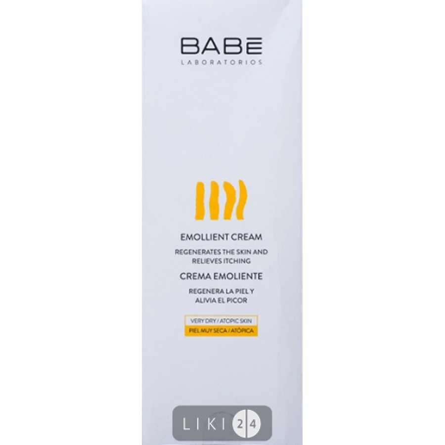 Крем для тіла BABE Laboratorios зволожуючий для атопічної шкіри 200 мл: ціни та характеристики