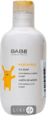 Детское смягчающее мыло для душа BABE Laboratorios 200 мл