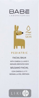 Детский крем Babe Laboratorios Pediatric Бальзам для лица, 50 мл