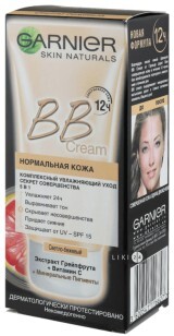 BB-крем Garnier Skin Naturals Секрет совершенства, 50 мл, светло-бежевый