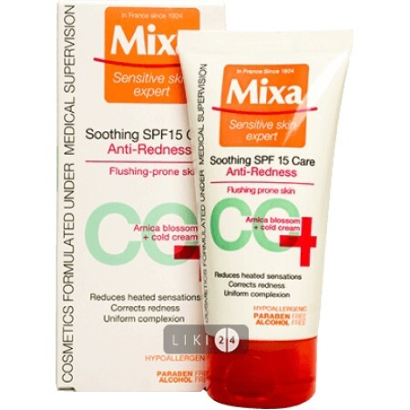 Крем для чувствительной кожи против покраснения Mixa Anti-Redness СС Cream SPF15 50 мл 