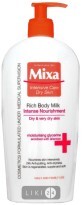 Молочко для тіла Mixa Body&hands для дуже сухої і чутливої ​​шкіри тіла 400 мл