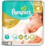 Подгузники Pampers Premium Newborn 1 2-5 кг 88 шт