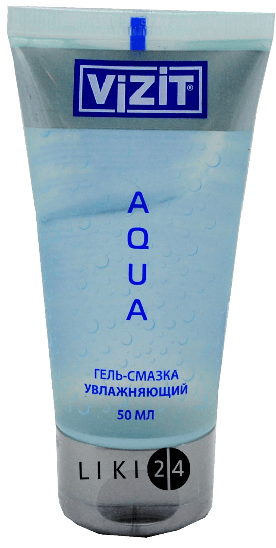 

Інтимний гель-змазка Vizit Aqua 50 мл, 50 мл, зволожуючий