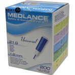 Автоматический ланцет Medlance Plus Universal игла 21G, глубина прокола 1,8 мм, №200: цены и характеристики