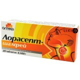 Лорасепт-шалфей табл. 500 мг №20