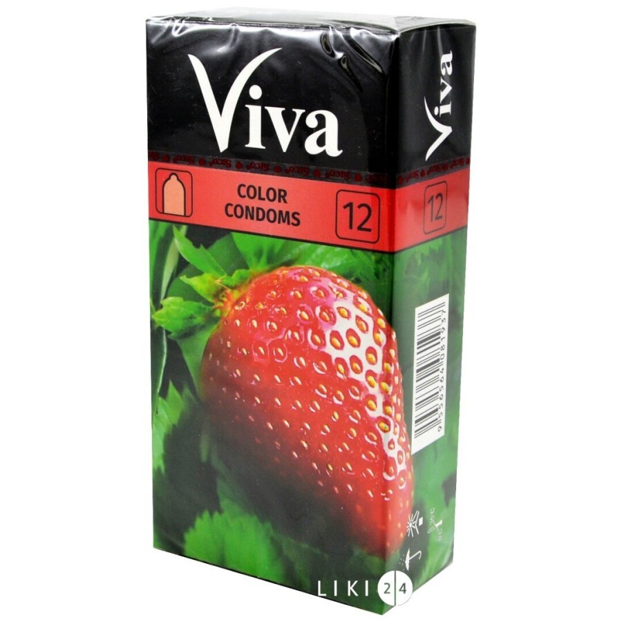 Презервативы Viva Цветные ароматизированные 12 шт: цены и характеристики