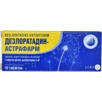 Дезлоратадин-астрафарм табл. в/плівк. обол. 5 мг блістер №10: ціни та характеристики