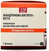 Ибандроновая кислота-Виста конц. д/р-ра д/инф. 6 мг фл. 6 мл