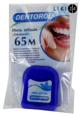 Зубная нить Dentorol, 65 м