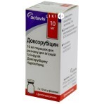 Доксорубіцин пор. д/п р-ну д/ін. та инф. 10 мг фл.: ціни та характеристики