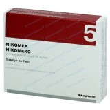 Нікомекс р-н д/ін. 50 мг/мл амп. 5 мл №5