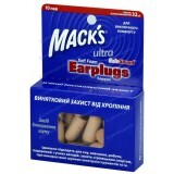 Беруши Mack's Soft Foam Earplugs Ultra SafeSound из пенопропилена 10 пар