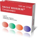 Могинин табл. в/плівк. обол. 100 мг блістер: ціни та характеристики