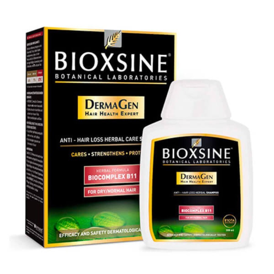 Шампунь Bioxsine Проти випадання для сухого і нормального волосся, 300 мл: ціни та характеристики