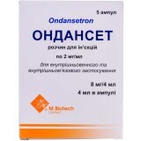 Ондансет р-р д/ин. 8 мг амп. 4 мл №5