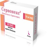 Сервонекс табл. в/о 10 мг блістер №28