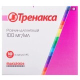 Тренакса р-р д/ин. 100 мг/мл амп. 10 мл №5